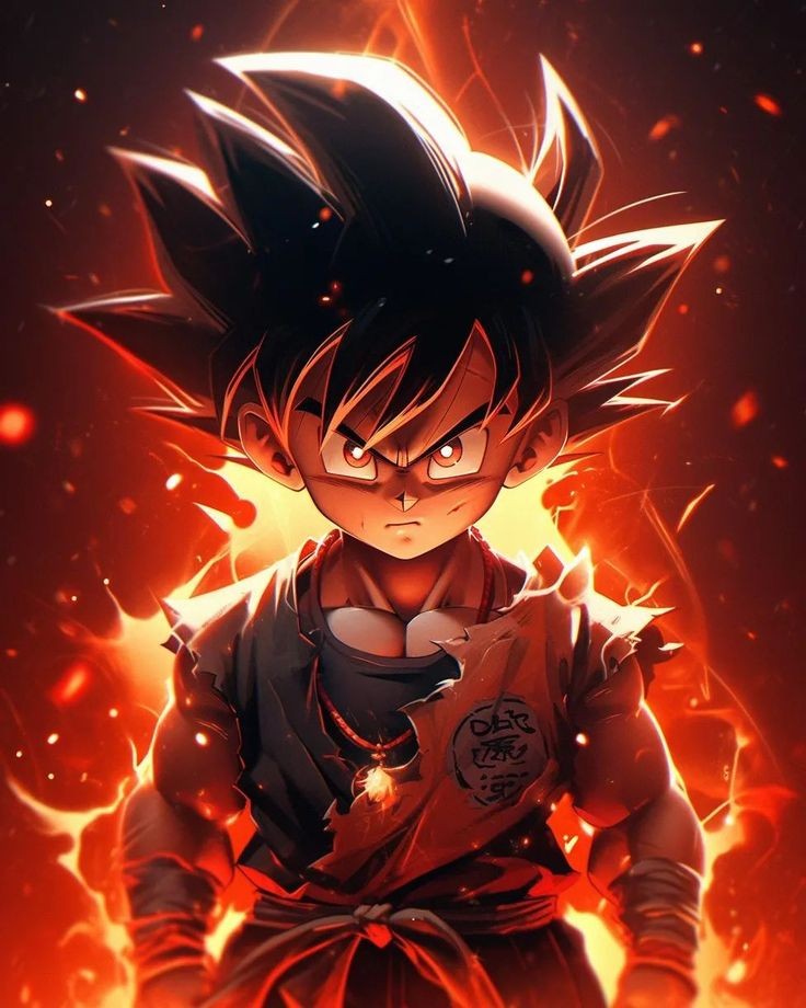 Goku Anime Stickers(5/10)