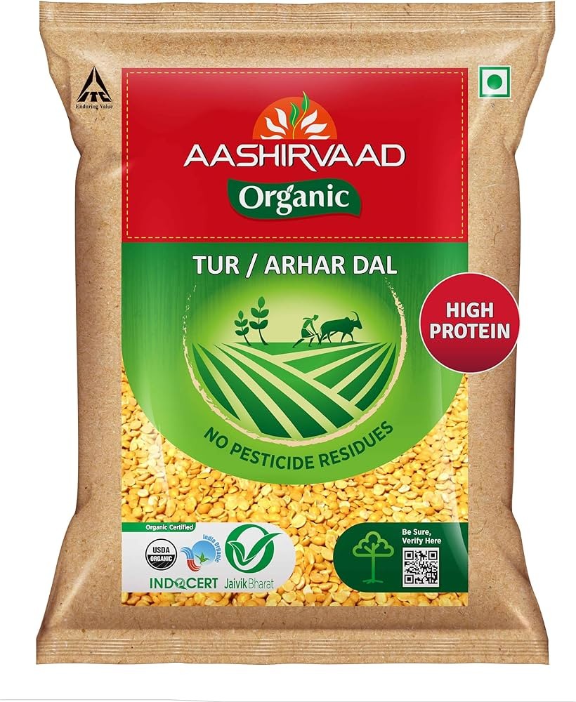 Aashirvaad Organic Arhar Dal/Tur Dal